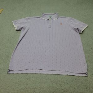 Olefant Shirt Mens XL Polo Golf Purple Geometric Elephant Logo Short Sleeve